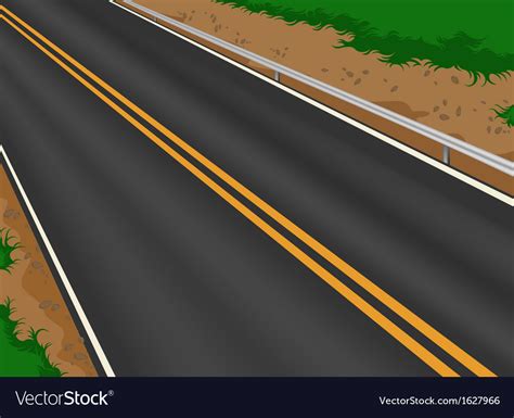 Country road Royalty Free Vector Image - VectorStock