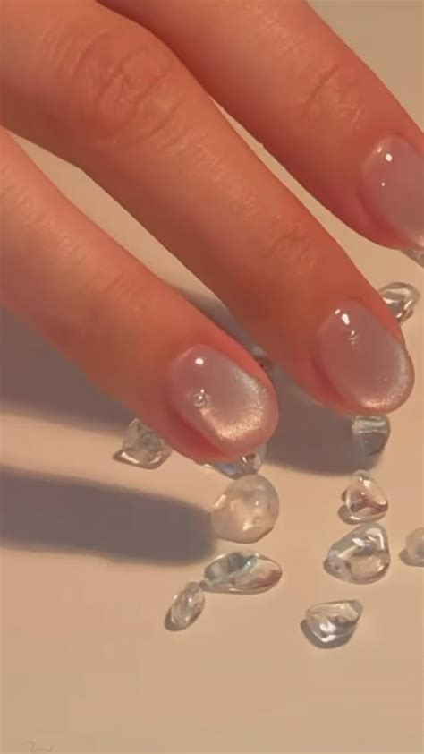 clear gel nails | Clear gel nails, Hello nails, Clear glitter nails