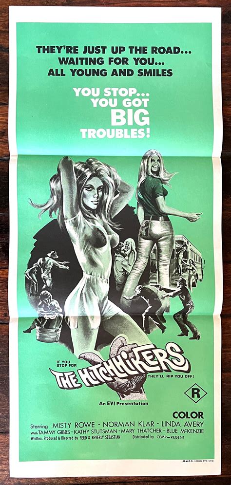 Lot - The Hitchhikers 1972, Starring Misty Rowe, Norman Klar, Linda