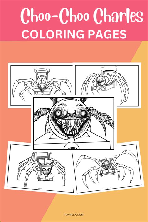 Choo-Choo Charles Coloring Pages: Free Printable PDFs