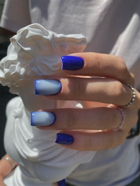Синие летние ногти | Beige nails, Sassy nails, Coffin shape nails