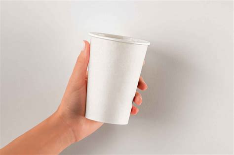 Hands Holding Paper Cup Mockup