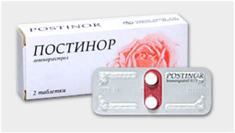 Постинор (Postinor) - Инструкция