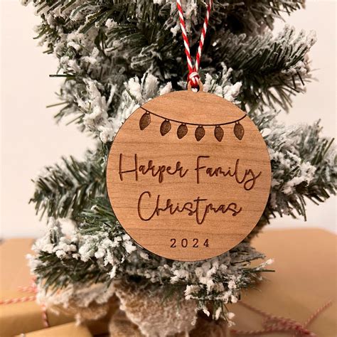 engraved christmas tree ornament 9