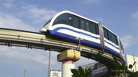 Московский монорельс - The Monorail in Moscow, Russia 2016 - YouTube