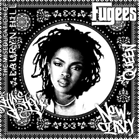 Agent X - Lauryn Hill (Black and White) (50 Years, Hip Hop, Rap, Iconic