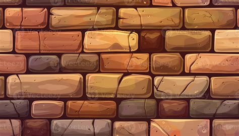 AI generated brick wall texture for background illustration 39578613