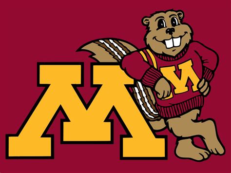 Golden Gopher Logo Basketball