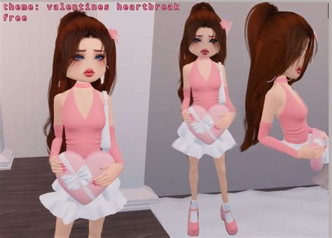 DTI💫 valentines heartbreak💔 | Dress to impress, Nice dresses, Dress