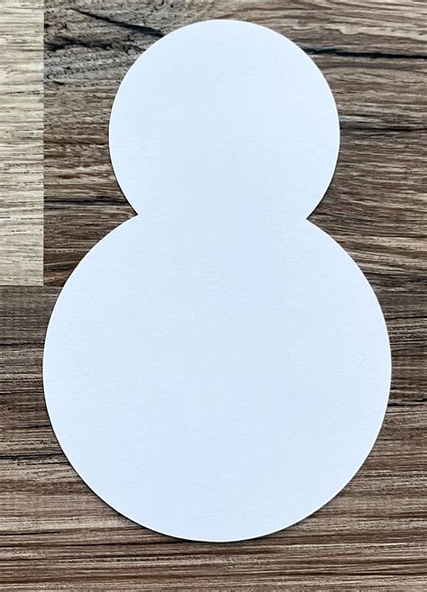 paper snowman shapes snowman paper shapesnowman die cuts snowman cut