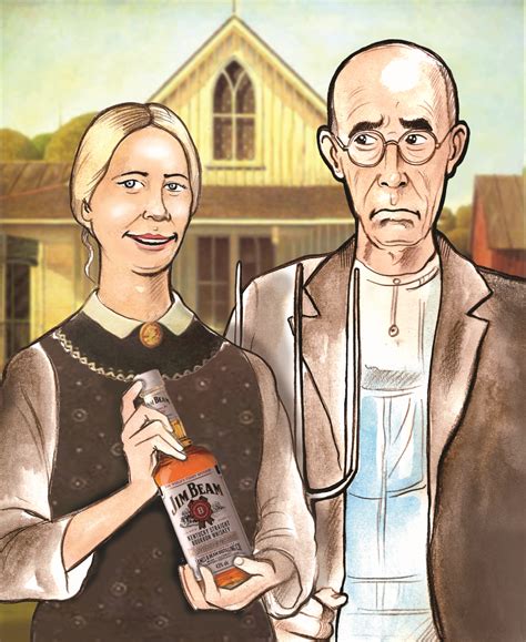 American Gothic American Gothic Parody, Grant Wood American Gothic