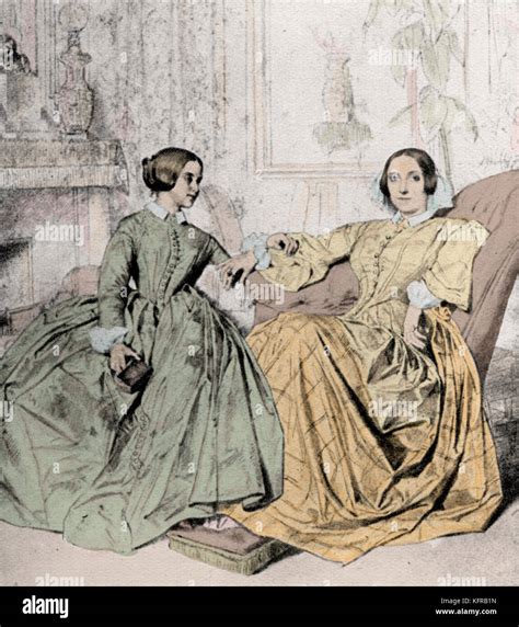 Countess Marie d'Agoult, with her daughter Claire Christine d'Agoult ...