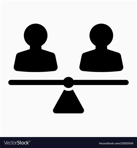 Equality icon Royalty Free Vector Image - VectorStock