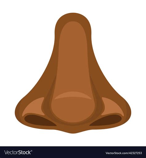 brown nose clipart