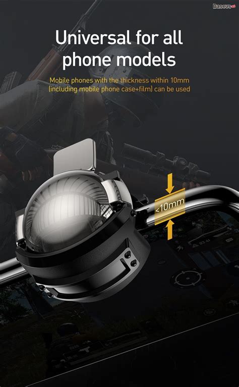 Bộ nút cơ hỗ trợ bắn dùng cho Game thủ Baseus Level 3 Helmet PUBG Gadg