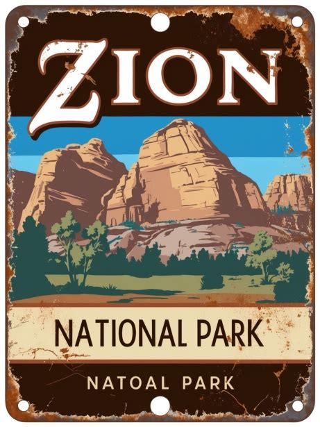 National Park Poster Art Free Stock Photo - Public Domain Pictures