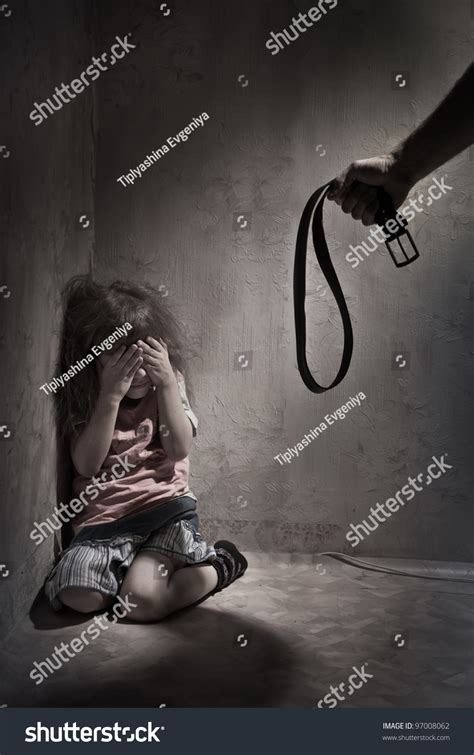 Child Abuse With Abusive Parent Father Stock Photo 97008062 : Shutterstock