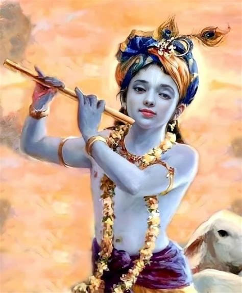 Krishna Hand Painted Painting on Canvas S without Frame - Etsy