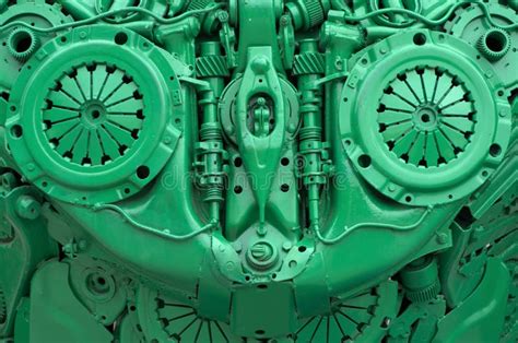 engine parts stock image image  industrial gearbox