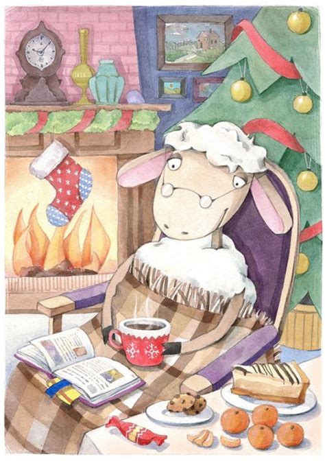 Мария Леман - Январь | Painting art lesson, Christmas animals, Lovers art