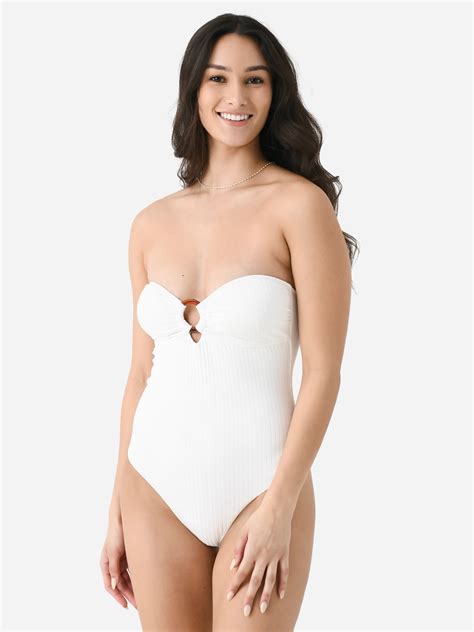 Melissa Odabash Women's Barbuda Ribbed One-Piece Swimsuit | $189.90