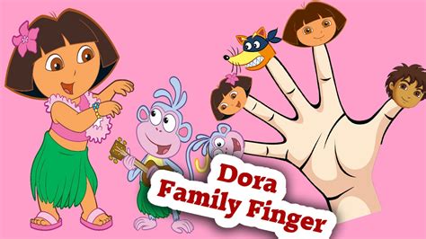 Dora Finger Family Rhymes for kids - YouTube