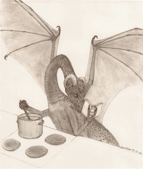 Cooking Dragon by Azooi on DeviantArt