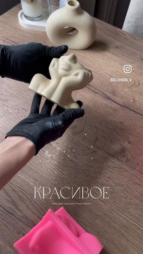 Кашпо «Ника»💕 | Искусство из смолы, Бетонные поделки, Творчество