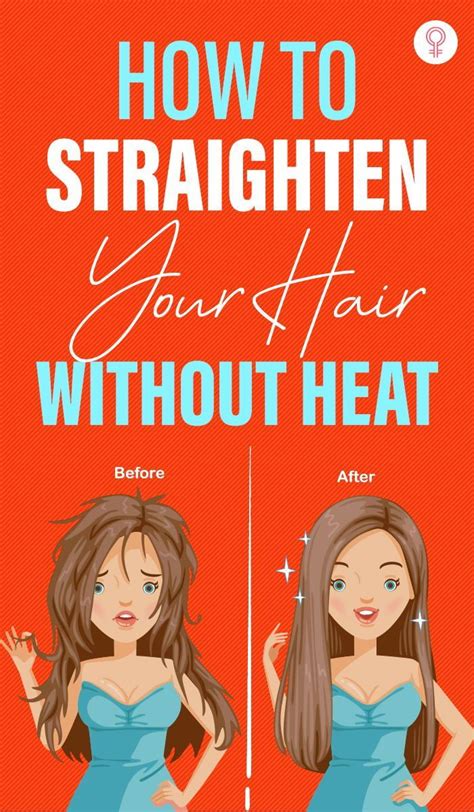 Tips to straighten hair without heat and hair damage – Artofit