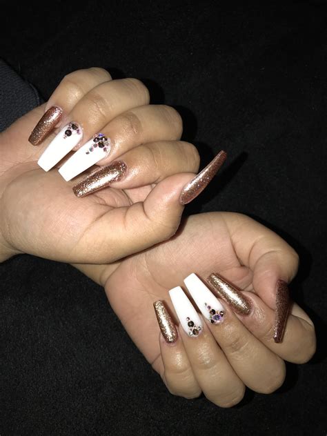 Acrylic Nail Design Coffin Shape