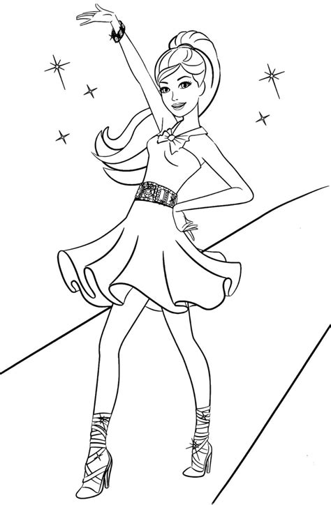 Desenho Da Barbie Para Desenhar - 10