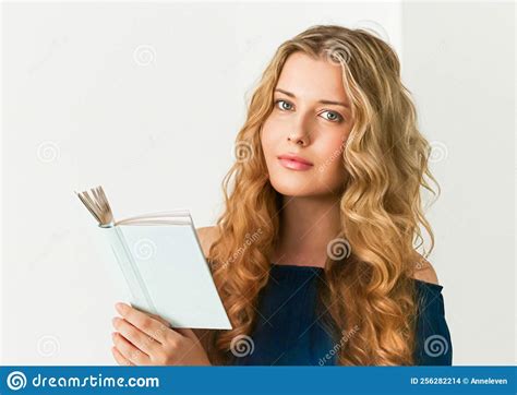 Education, Library and Literature, Woman Reading a Book Stock Photo ...