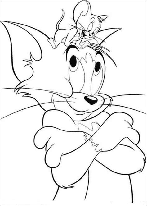 Tom E Jerry Para Pintar - DESENHOS PARA PINTAR: Pintar desenhos Tom e Jerry