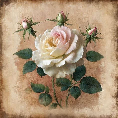 Vintage Rose Art Background Free Stock Photo - Public Domain Pictures