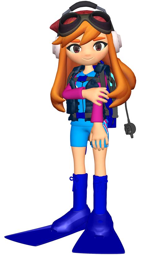 Scuba Meggy (GOAM Stephanie/Redone) (MMD) by TheNewSonicChannel on