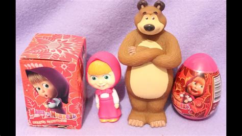 Маша и Медведь Сладкая жизнь -конфеты на палочке и игрушки с Машей ...