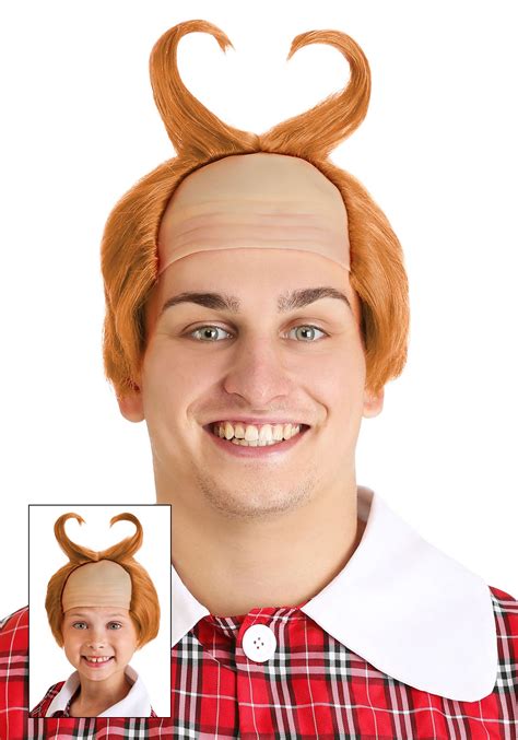 Orange Horned Munchkin Costume Wig