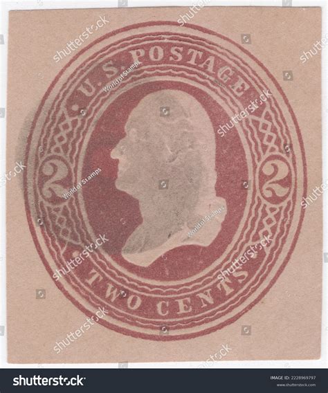 rare red line washington 2 cent stamp 8