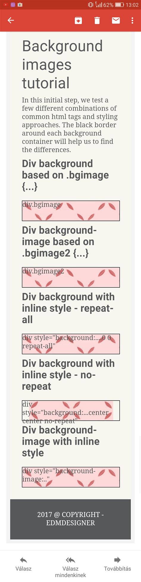Background Images in Modern HTML Emails