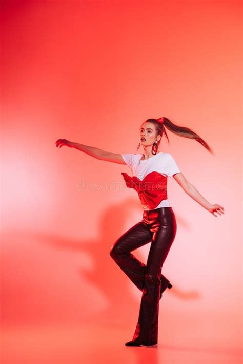 Toned Picture of Beautiful Young Woman Stock Photo - Image of pose ...