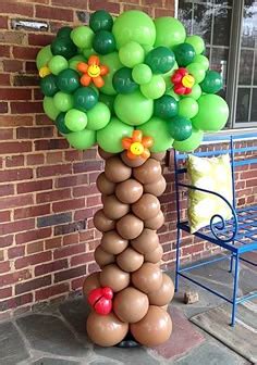 balloon trees ideas   balloon tree balloons balloon