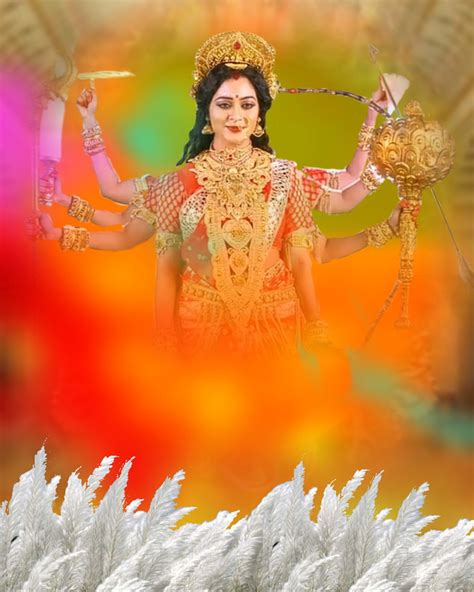 🔥 Beautiful Maa Durga Happy Navratri Background | CBEditz