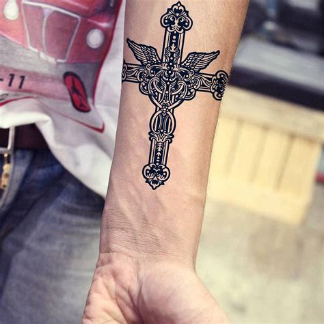 Cross Tattoos On Forearm For Women