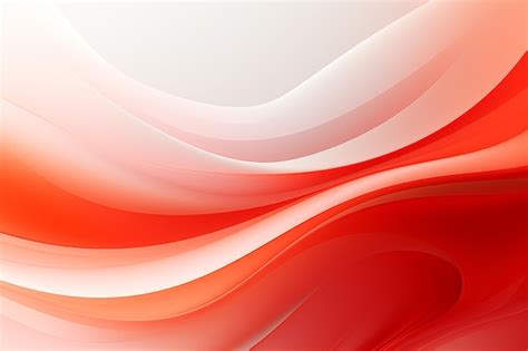 Premium Photo | Abstract red and white gradient wavy shapes background ...