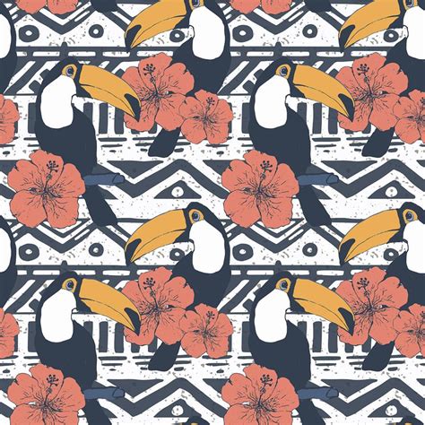 Toucan Pattern Wallpapers - Top Free Toucan Pattern Backgrounds ...