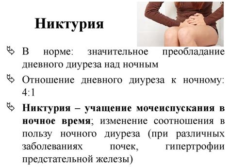 Частое мочеиспускание ночью у женщин: причины, лечение у пожилых