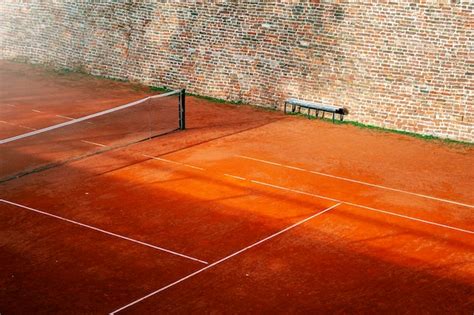 Premium Photo | Tennis court lines