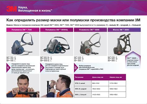 Полумаска 3М™ 6200 - средний размер | Купить по низкой цене | Worksiz.ru