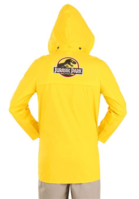 Adult Jurassic Park Yellow Raincoat Costume