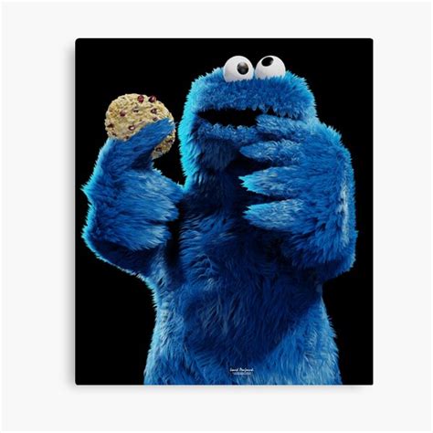 Cookie Monster Canvas Prints | Redbubble